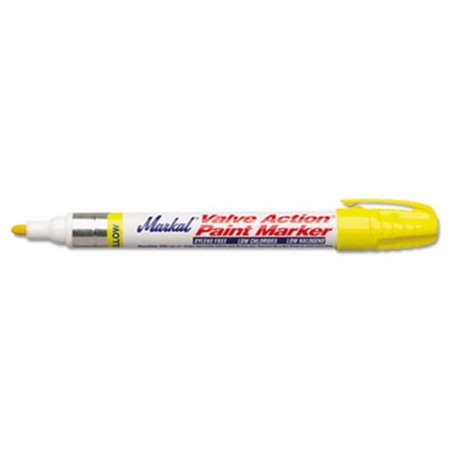 Mrk Mrk 96821 Valve Action Paint Marker; Yellow 96821